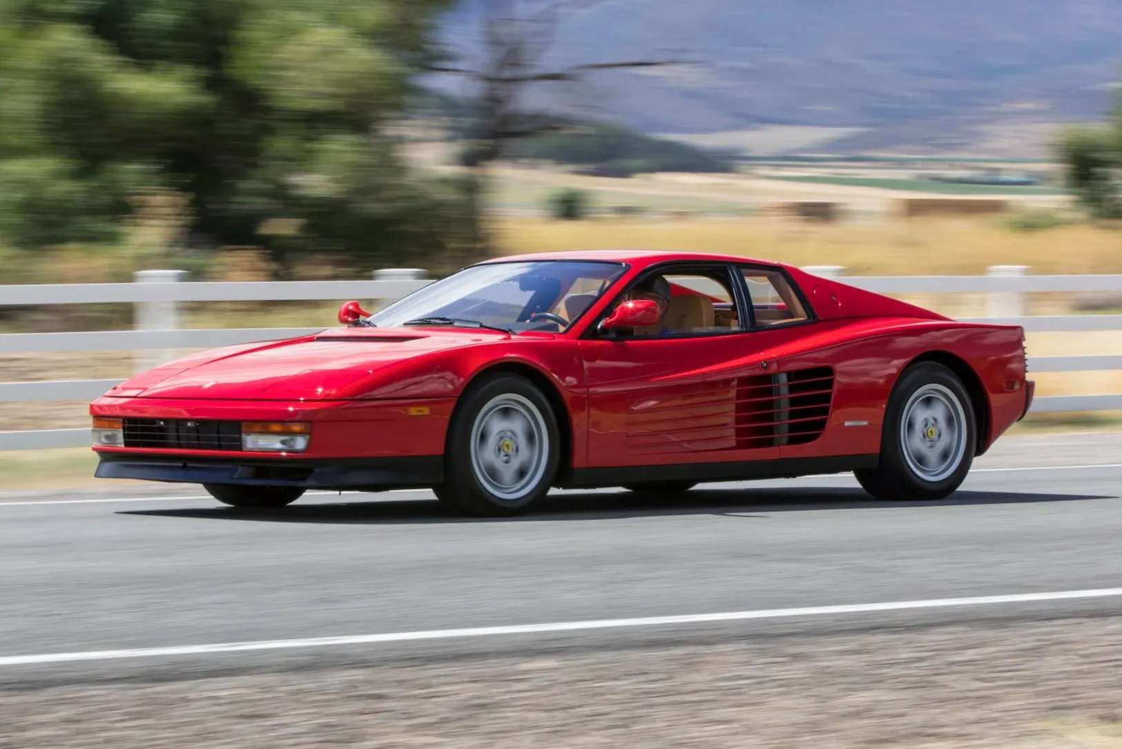 8k-Mile 1991 Ferrari Testarossa — comparable sale photo