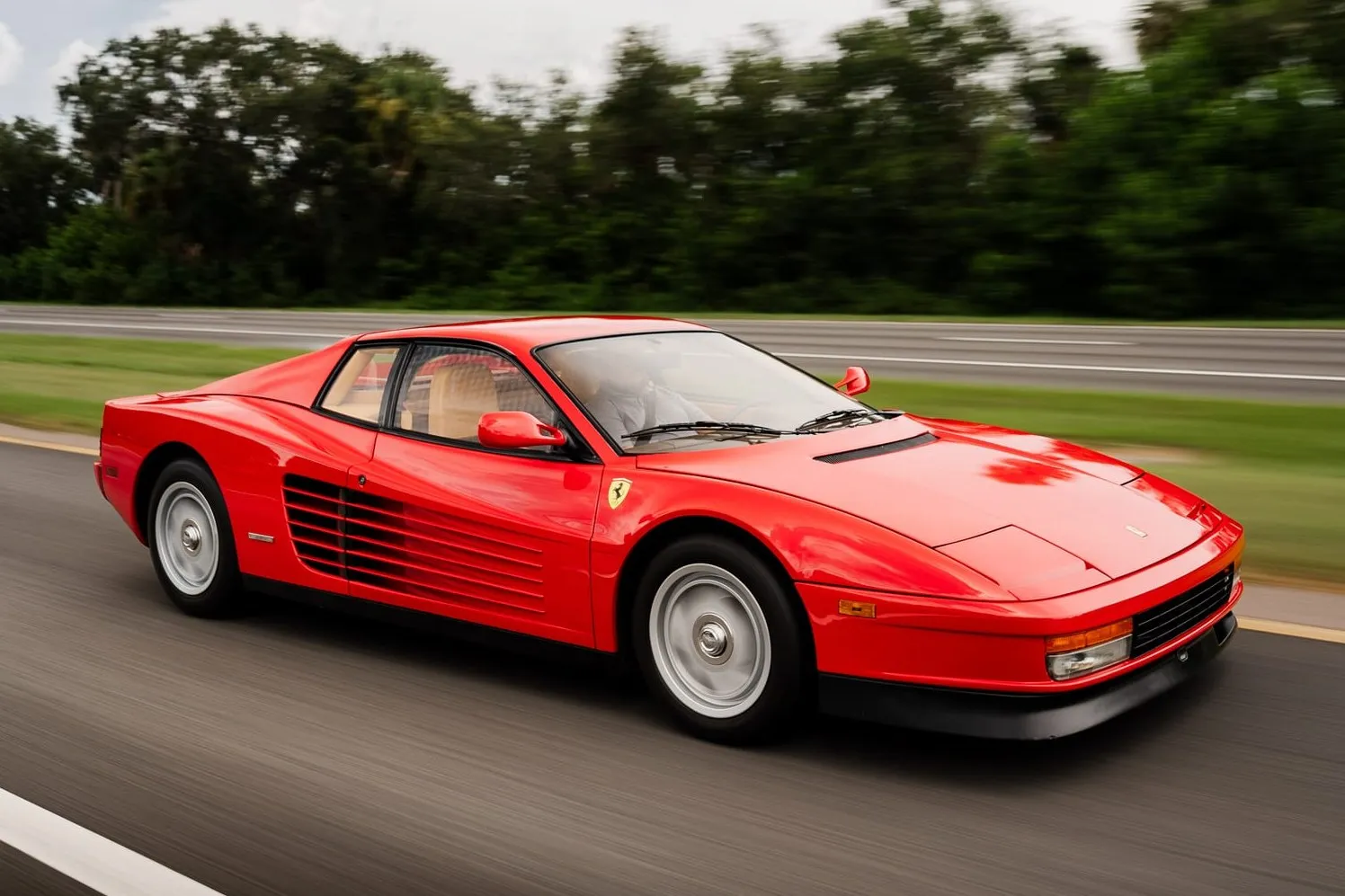 22k-Mile 1987 Ferrari Testarossa — comparable sale photo