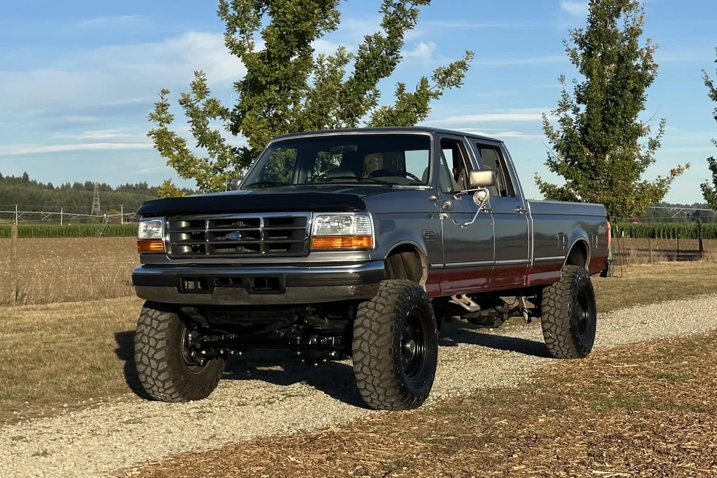 No Reserve: 1996 Ford F-350 XLT Crew Cab Power Stroke 4×4
